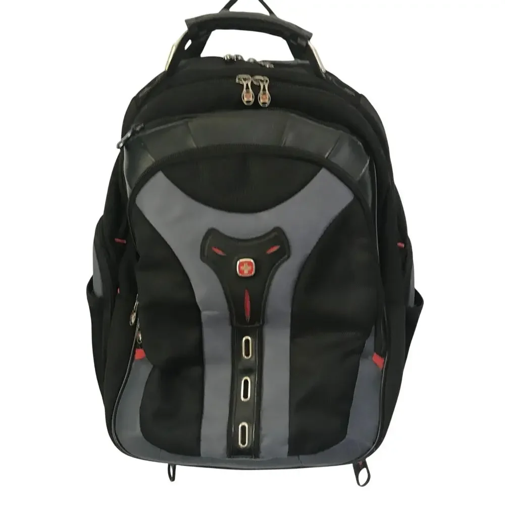 Swiss Gear Wenger Pegasus 17 Inch Laptop Backpack Black Grey TSA model 27306060